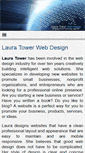 Mobile Screenshot of lauratowerwebdesign.com